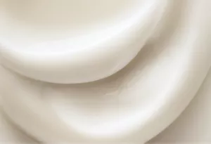 Close-up image of white creamy texture